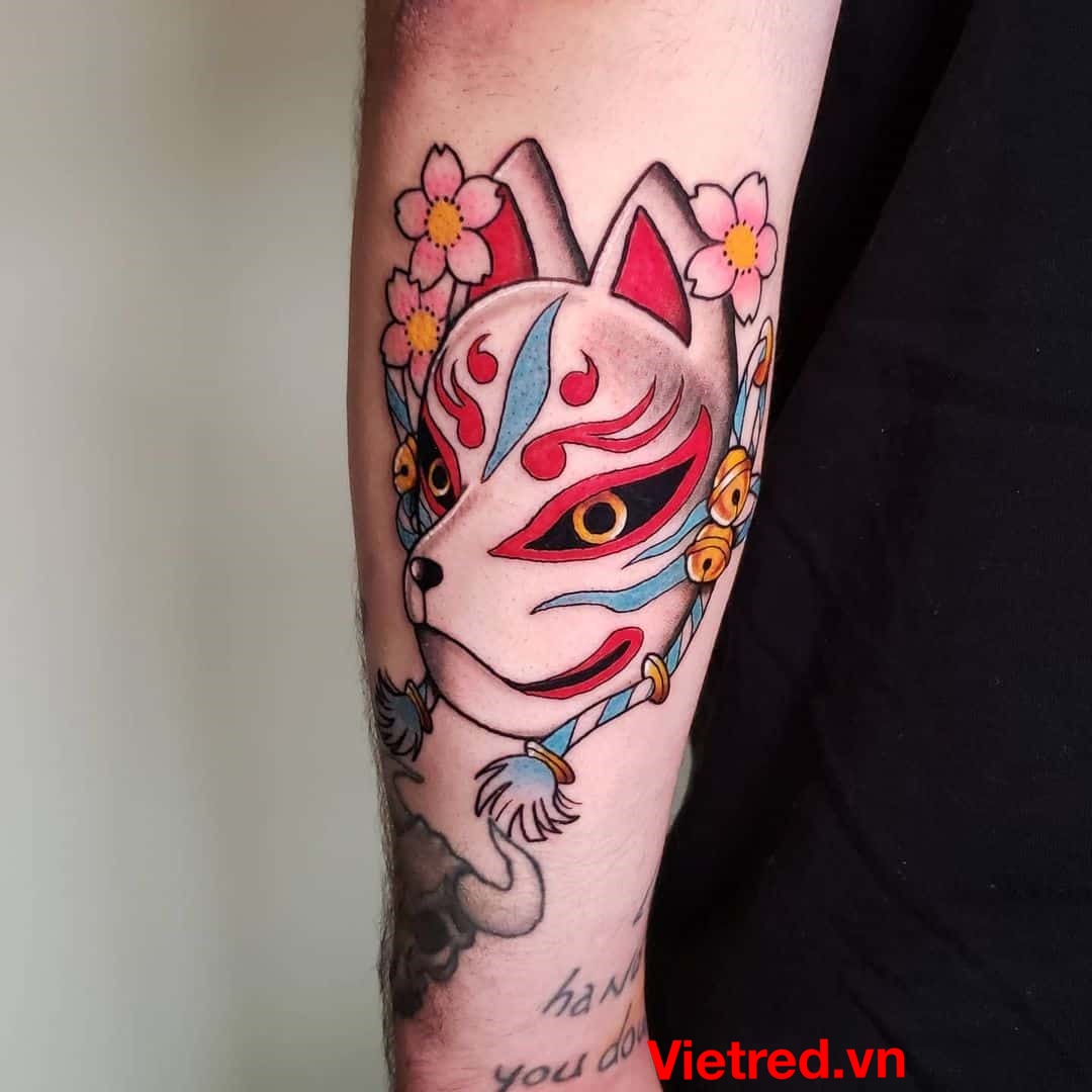 Ngoc Thong Tattoo  Hình xăm cáo và hoa  Fox Flower Tattoo  YouTube