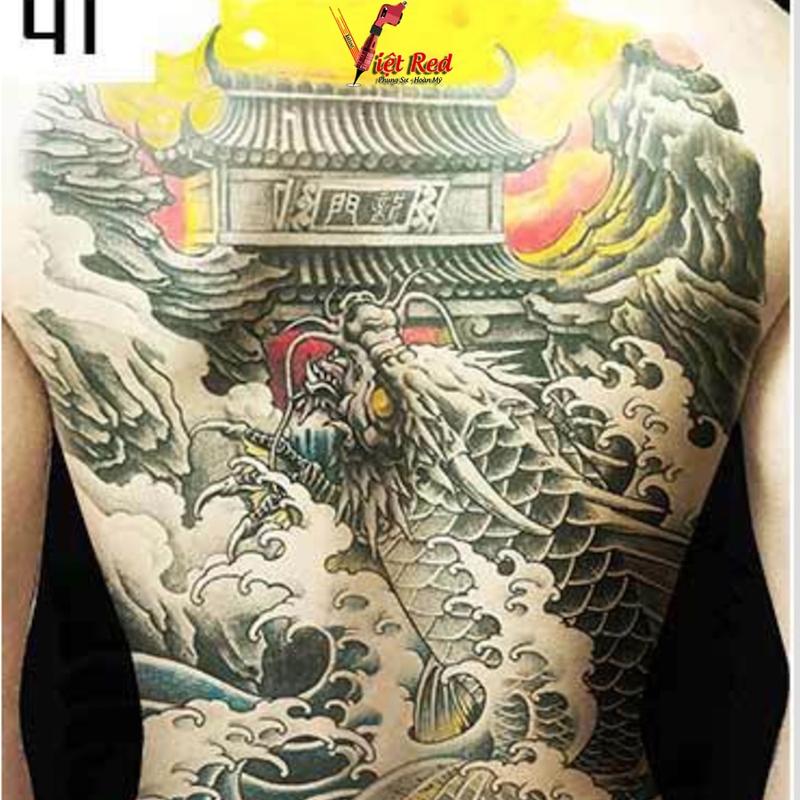 87 Mẫu hình xăm và ý nghĩa chiến binh Samurai chém rồng Nhật Bản đẹp 2020