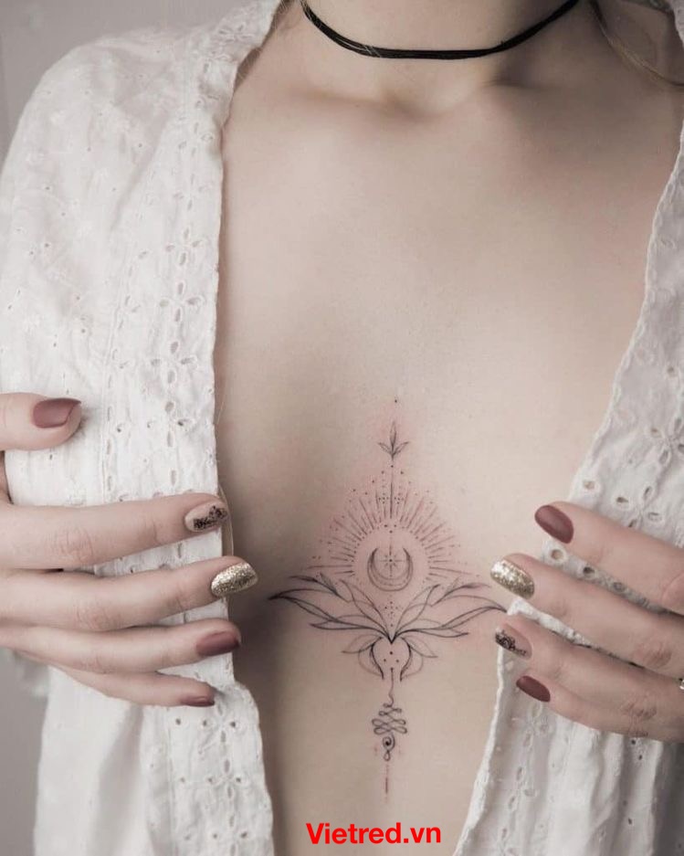 Bagia tattoo  Một hình xăm trên khe ngực tuy  nhỏ nhưng  Facebook
