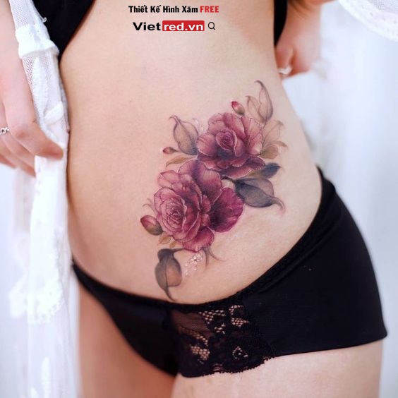 Hình xăm hoa hồng ở ngực cho nam  Tattoo Gà