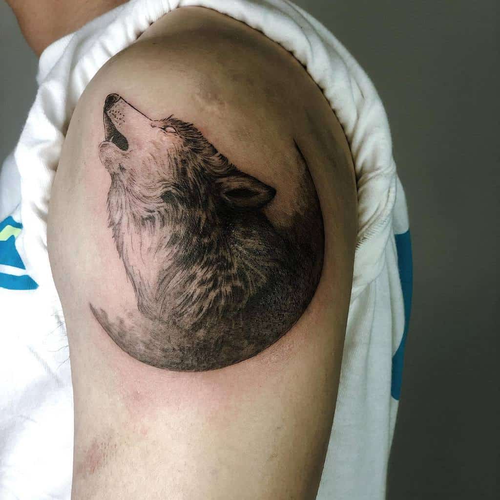 16 Tattoo sói hoang ý tưởng  hình xăm sói hình xăm sói