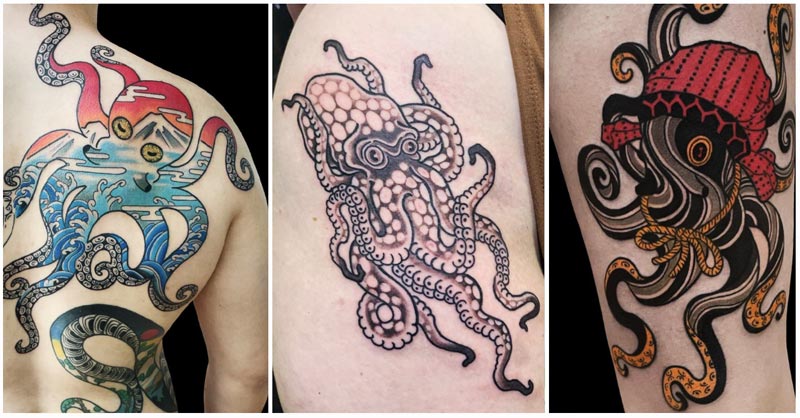 Hình xăm bạch tuộc có ý nghĩa  Đỗ Nhân Tattoo Studio  Facebook