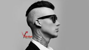 Hình xăm ở cổ cho nam