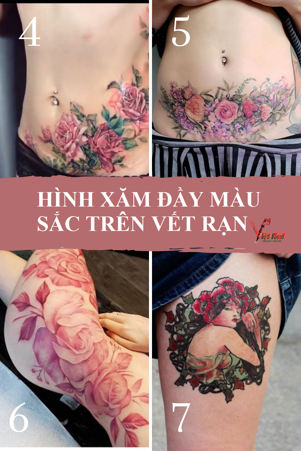 Dấu vết hình xăm ngụy trang trang