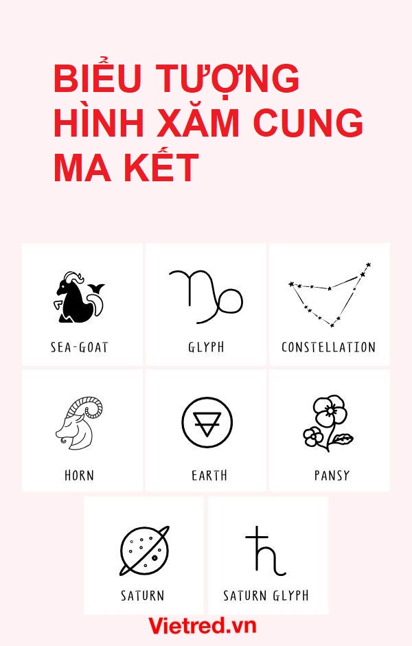 Các biểu tượng hình xăm cung Ma Kết phổ biến